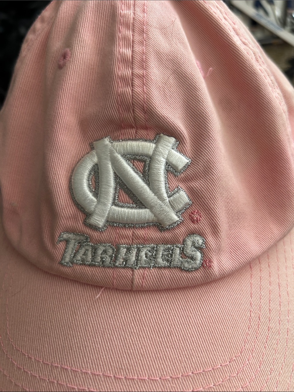 Pink Baseball Cap - Embroidered Logo